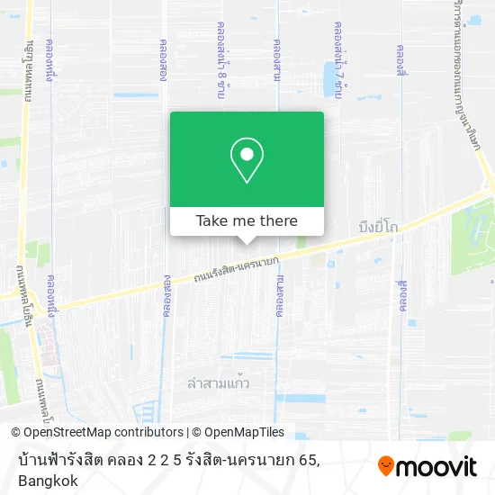 บ้านฟ้ารังสิต คลอง 2 2 5 รังสิต-นครนายก 65 map