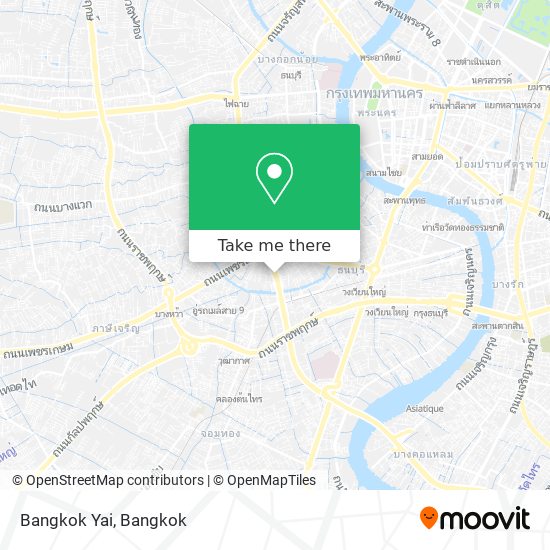 Bangkok Yai map