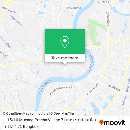 115 / 10 Mueang Pracha Village 7 (ถนน หมู่บ้านเมืองประชา 7) map