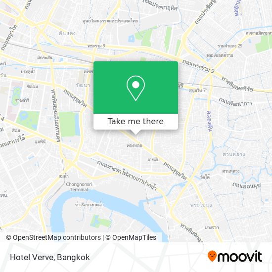 Hotel Verve map