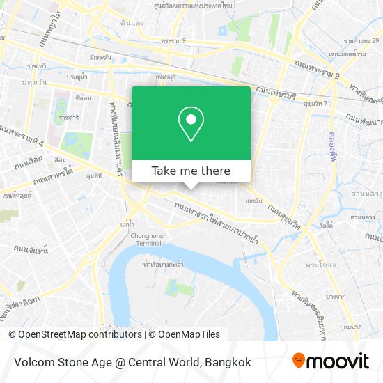 Volcom Stone Age @ Central World map