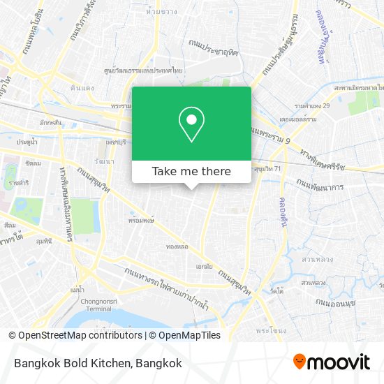 Bangkok Bold Kitchen map