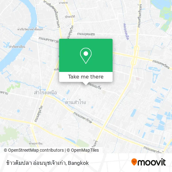 ข้าวต้มปลา อ่อนนุชเจ้าเก่า map