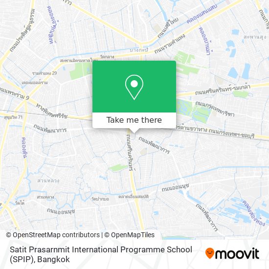 Satit Prasarnmit International Programme School (SPIP) map