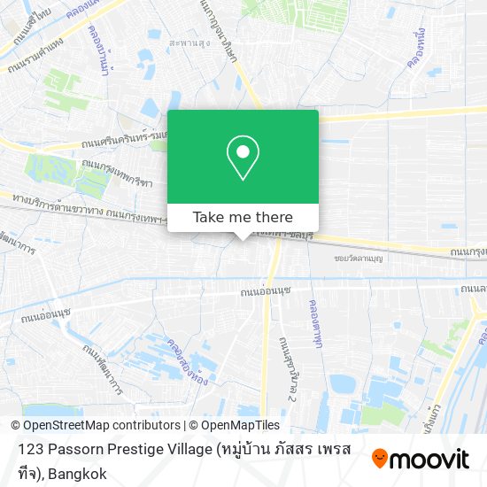 123 Passorn Prestige Village (หมู่บ้าน ภัสสร เพรสทีจ) map