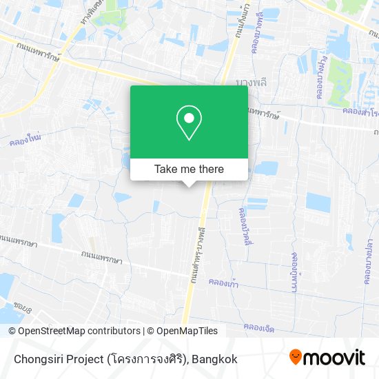 Chongsiri Project (โครงการจงศิริ) map