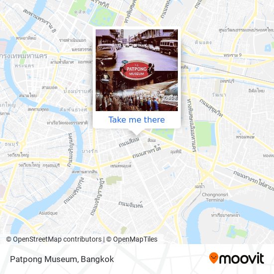 Patpong Museum map