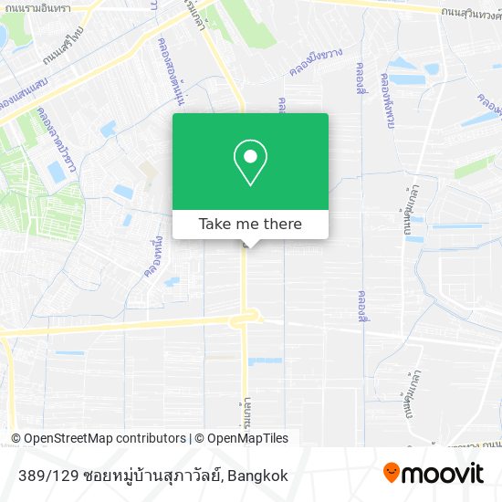 389/129 ซอยหมู่บ้านสุภาวัลย์ map