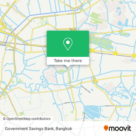 Government Savings Bank map