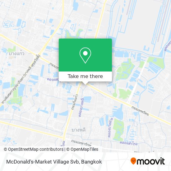 McDonald's-Market Village Svb map