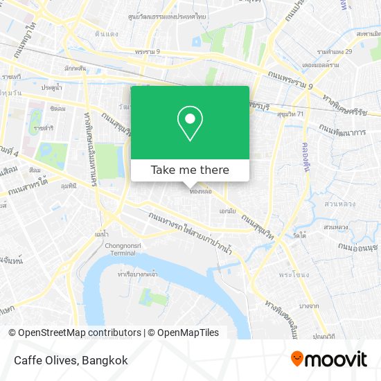 Caffe Olives map