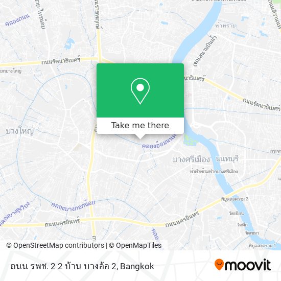 ถนน รพช. 2 2 บ้าน บางอ้อ 2 map