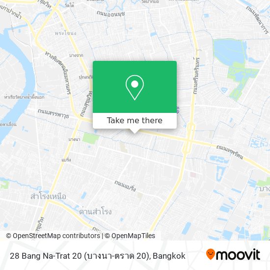 28 Bang Na-Trat 20 (บางนา-ตราด 20) map