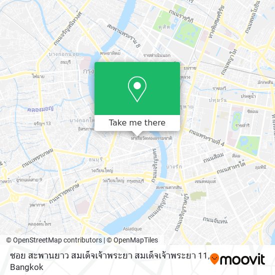 ซอย สะพานยาว สมเด็จเจ้าพระยา สมเด็จเจ้าพระยา 11 map