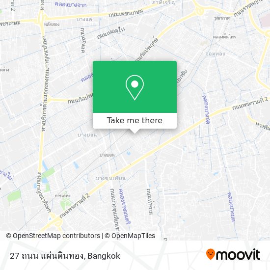 27 ถนน แผ่นดินทอง map