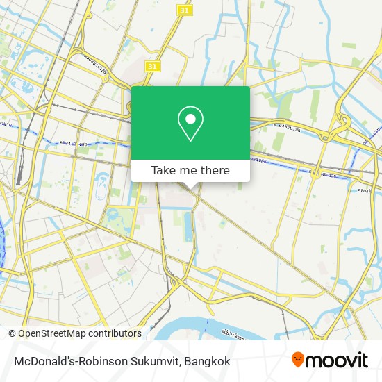 McDonald's-Robinson Sukumvit map