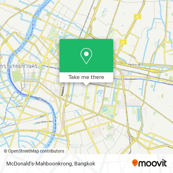 McDonald's-Mahboonkrong map