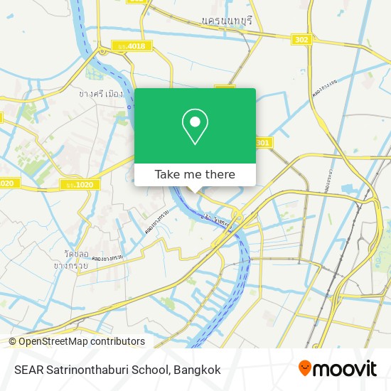 SEAR Satrinonthaburi School map