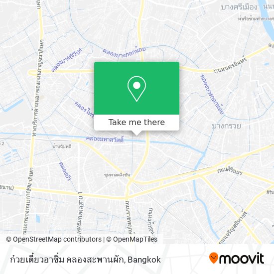 ก๋วยเตี๋ยวอาซิ่ม คลองสะพานผัก map