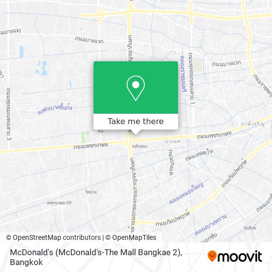 McDonald's (McDonald's-The Mall Bangkae 2) map