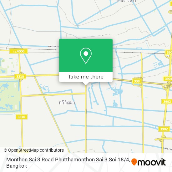 Monthon Sai 3 Road Phutthamonthon Sai 3 Soi 18 / 4 map