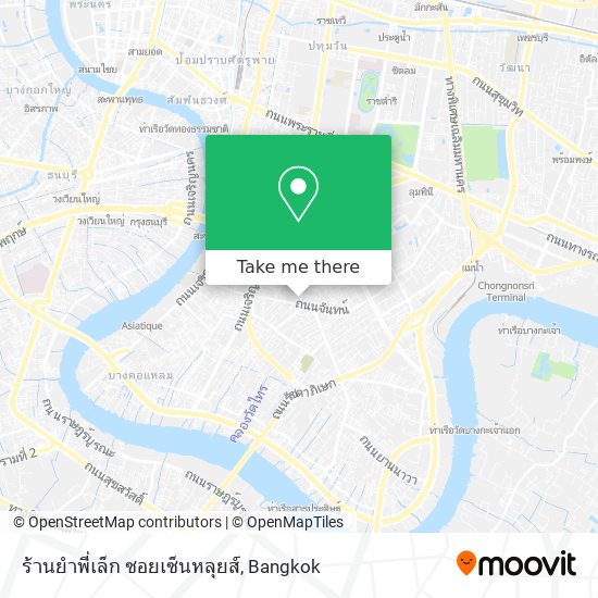 ร้านยำพี่เล็ก ซอยเซ็นหลุยส์ map