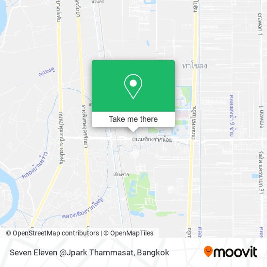 Seven Eleven @Jpark Thammasat map