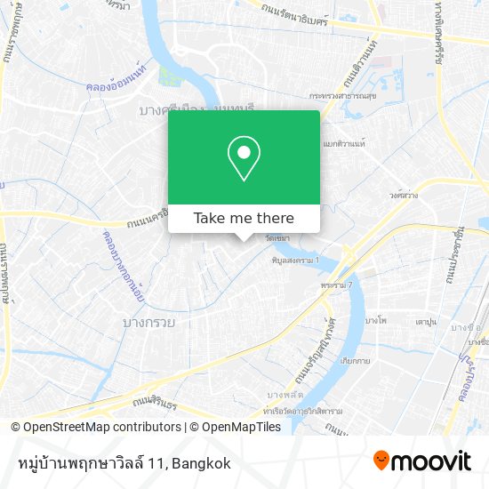 หมู่บ้านพฤกษาวิลล์ 11 map