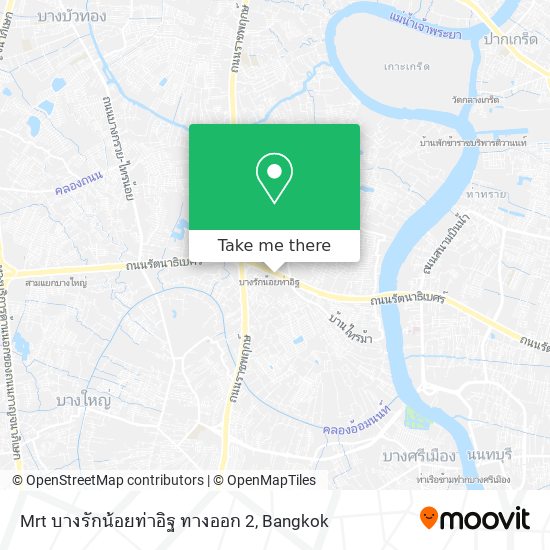 Mrt บางรักน้อยท่าอิฐ ทางออก 2 map