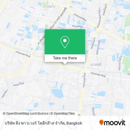 บริษัท คิง พาวเวอร์ โพลีกล๊าส จำกัด map