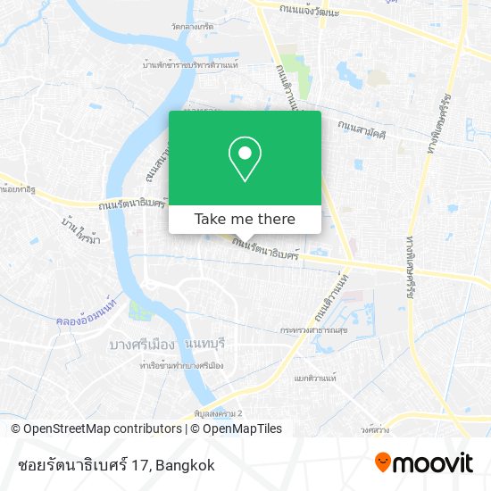 ซอยรัตนาธิเบศร์ 17 map