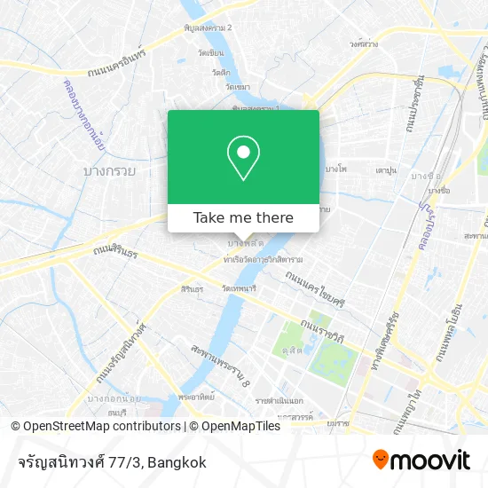 จรัญสนิทวงศ์ 77/3 map