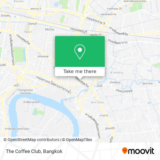 The Coffee Club map