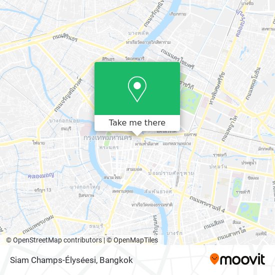 Siam Champs-Élyséesi map