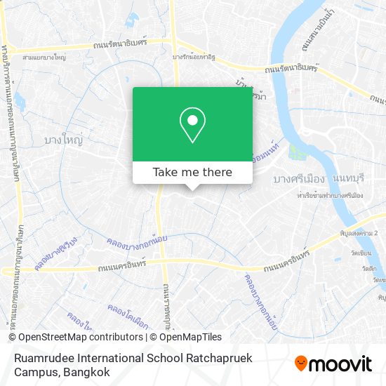 Ruamrudee International School Ratchapruek Campus map