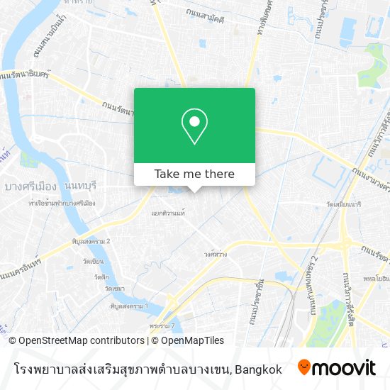 โรงพยาบาลส่งเสริมสุขภาพตำบลบางเขน map