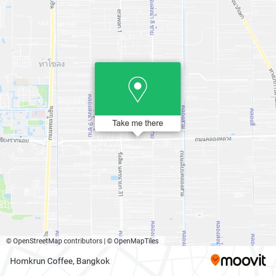 Homkrun Coffee map