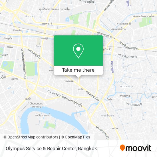Olympus Service & Repair Center map