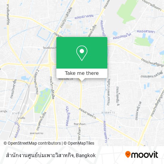 สำนักงานศูนย์บ่มเพาะวิสาหกิจ map