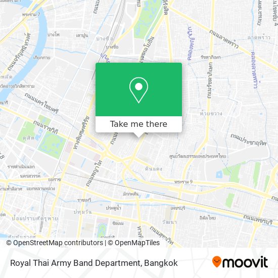 Royal Thai Army Band Department map