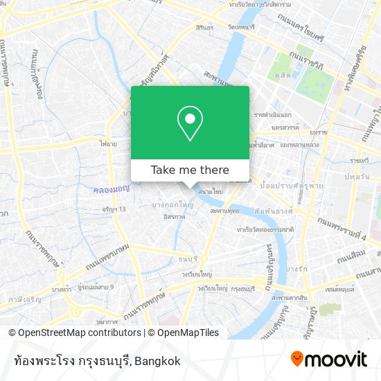 ท้องพระโรง​ กรุงธนบุรี​ map