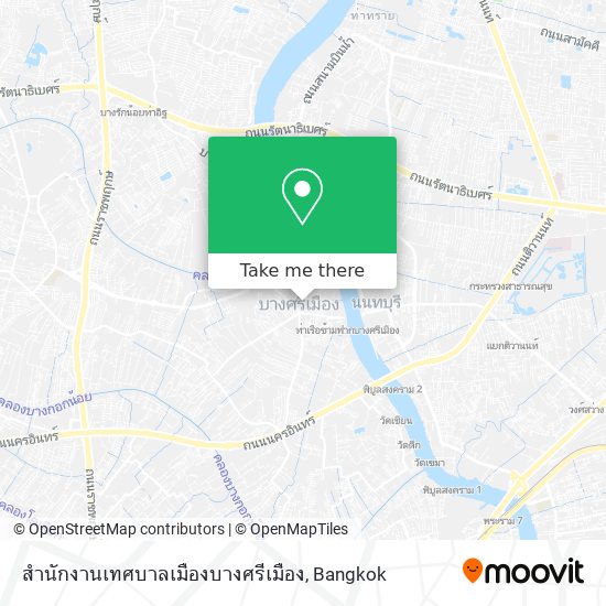 สำนักงานเทศบาลเมืองบางศรีเมือง map