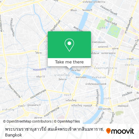 พระบรมราชานุสาวรีย์ สมเด็จพระเข้าตากสินมหาราช​ map