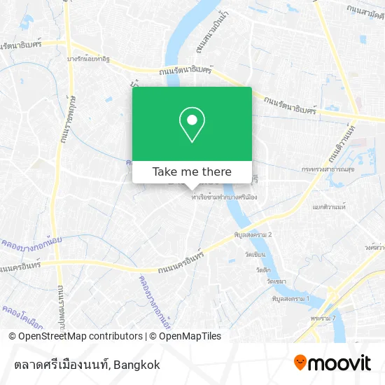 ตลาดศรีเมืองนนท์ map