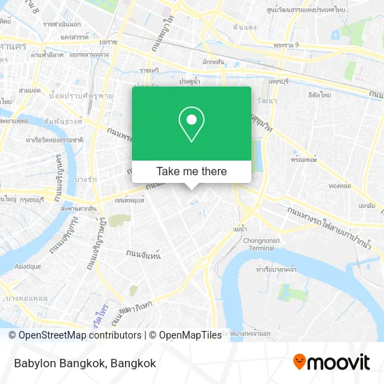 Babylon Bangkok map