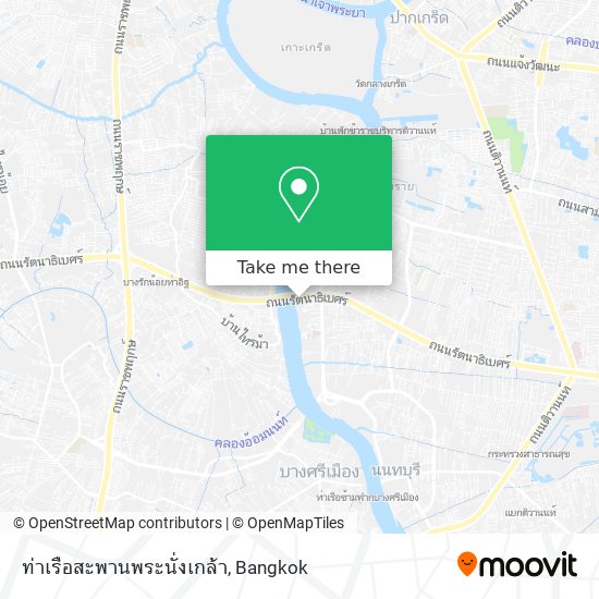 ท่าเรือสะพานพระนั่งเกล้า map