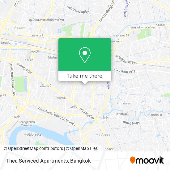 Thea Serviced Apartments map