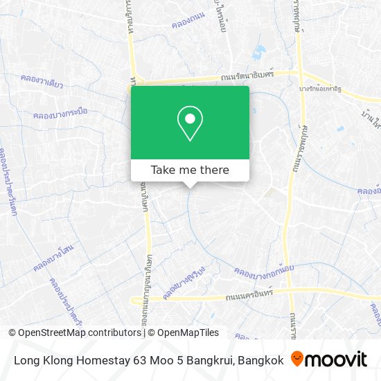 Long Klong Homestay 63 Moo 5 Bangkrui map