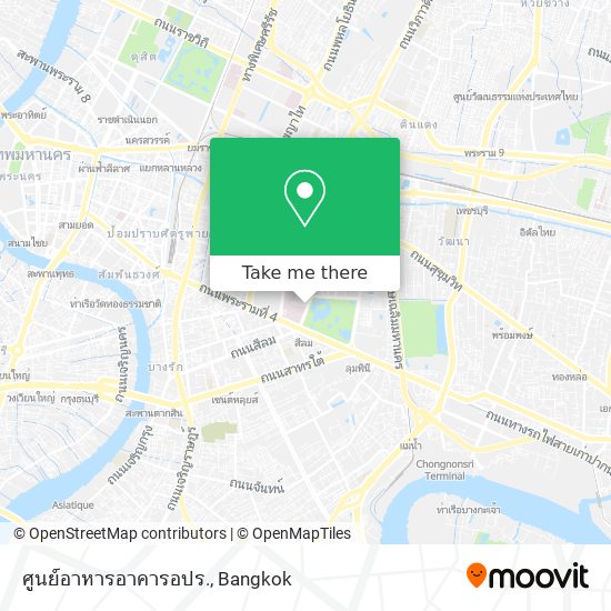 ศูนย์อาหารอาคารอปร. map