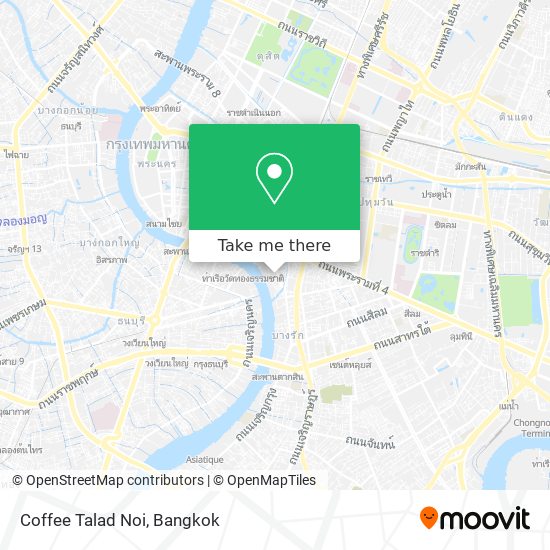 Coffee Talad Noi map